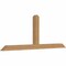 Ekena Millwork Portland Timber Gable Bracket, Western Red Cedar, 108"W x 40"H x 5 1/2"D x 5 1/2"F, 9/12 Pitch GBW108X40X0606POR00SWR - alternate 2
